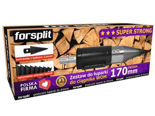 Log splitter screw - splitter, wood