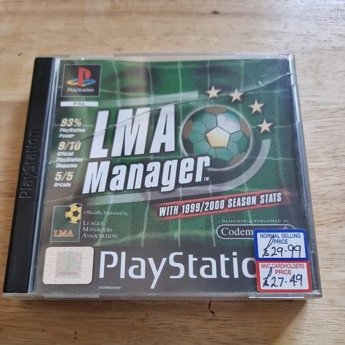 Lma manager ps1 game - game, |
