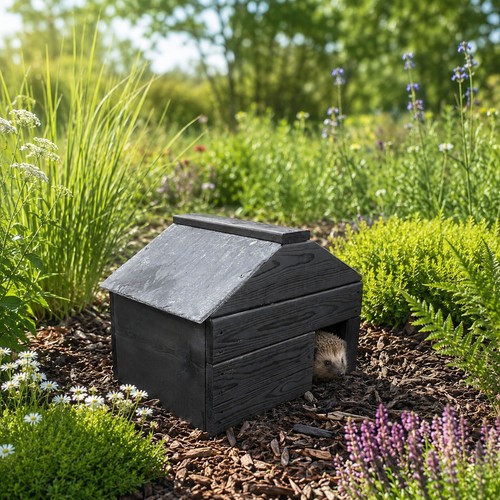 Hedgehog house hibernation - house,