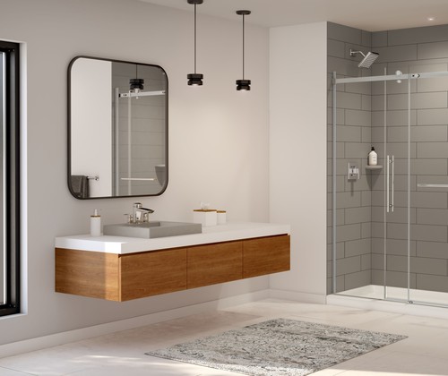 Swanstone modern subway - subway, tile