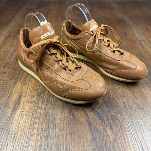 Diadora leather sneakers - sneakers, brown