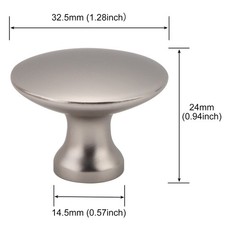 Brushed Satin Chrome Drawer Wardrobe Kitchen Cupboard Cabinet Door Knobs Handles