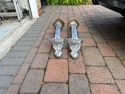 Cast iron bath feet - iron,