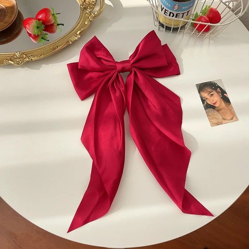 French big bow hair - hair, clip