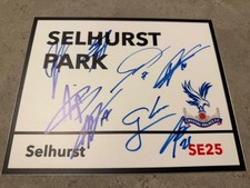 SQUAD SIGNED CRYSTAL PALACE