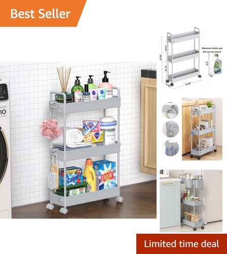 Tier slim rolling storage - 3-tier,
