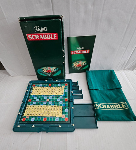 Vintage pocket scrabble travel - vintage,
