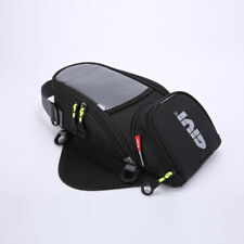 Waterproof Motor Tank Bag Black Oil Fuel Tank Magnetic Motorbike Motorcycle Bag.