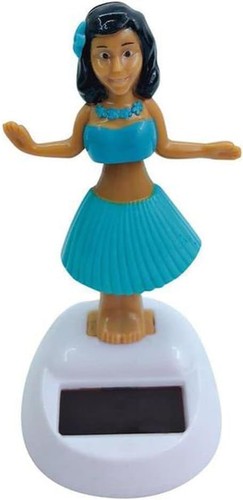 Blue solar powered dancing - solar,