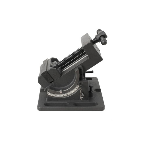Tilting drill press - drill, vice