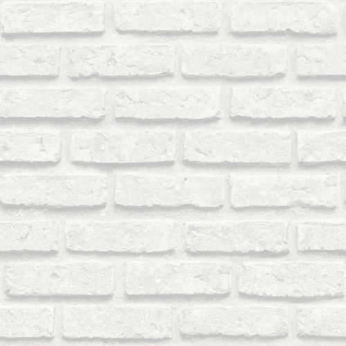 White brick effect - white,