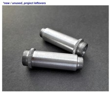 1pr Vintage RC Car Truck Robinson Racing Aluminum Shock Bodies f/ T-Maxx 2.5 New