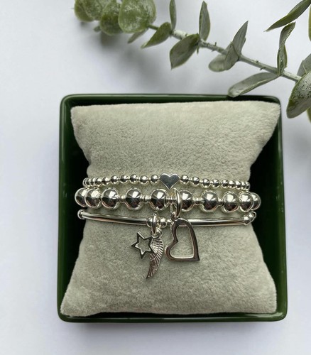 Silver plated stretch - plated,