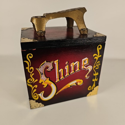 Shoe shine box cents and - box,