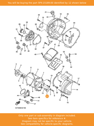 Yamaha plug 5px 15189 - plug,, 5px-15189-00