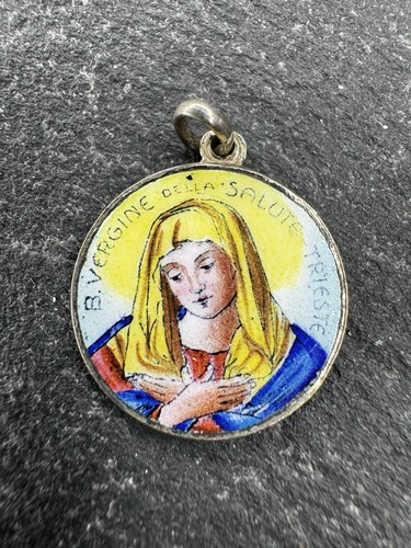 Antique silver enamel - antique,