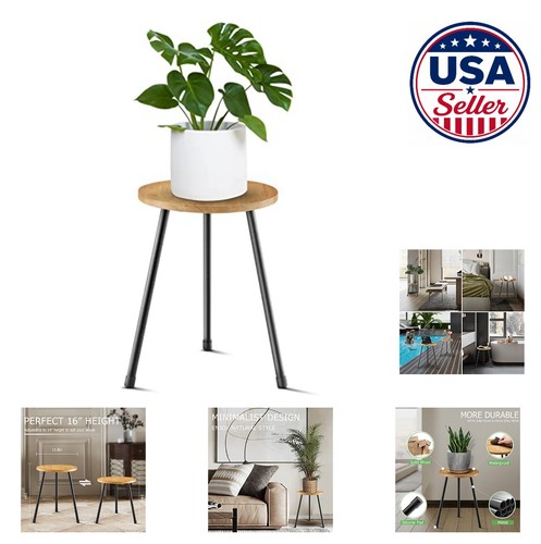 Plant stand mid century wood - stand,