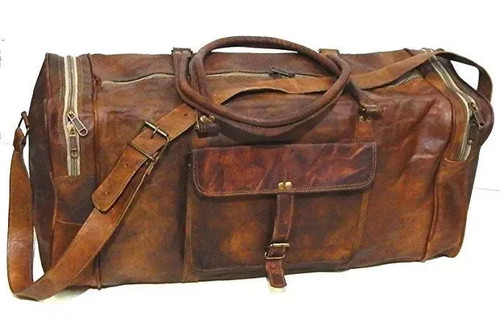 Bag leather goat travel - bag,