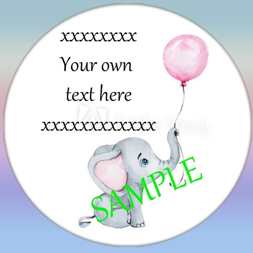 Baby elephant theme - elephant, stickers