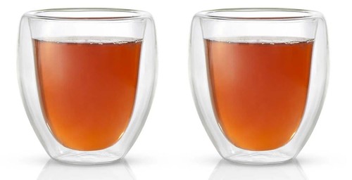 Coffee latte tea glass - 2x,