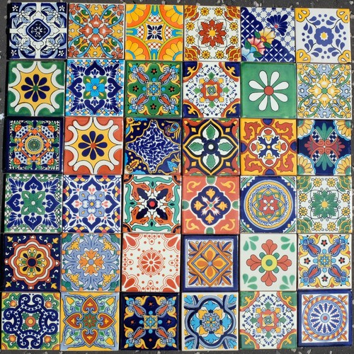 Mexican tiles mix 36 - mix,