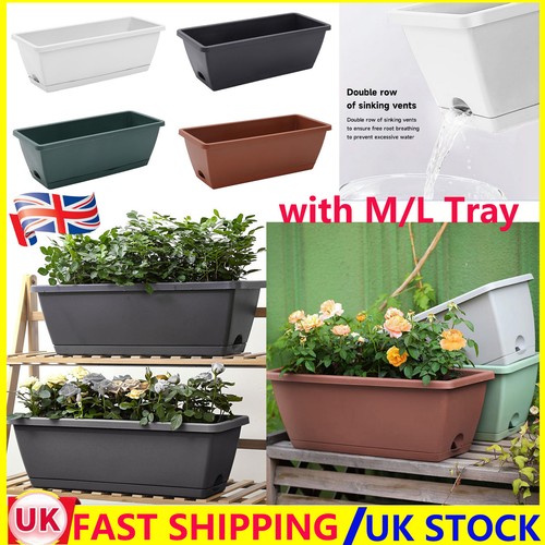 Trough plant pot - x, long