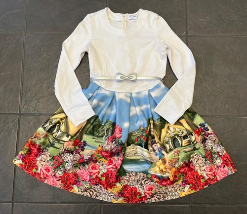 Monnalisa snow white dress - white,