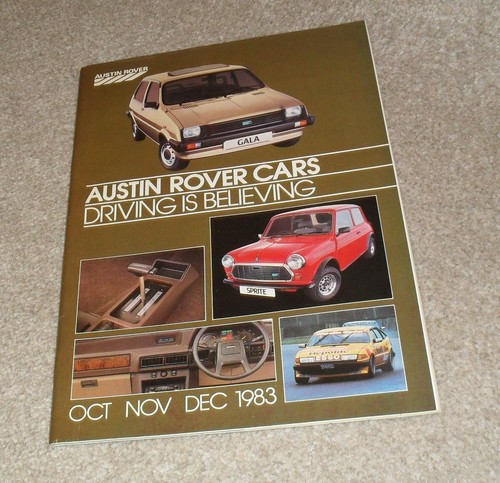 Austin range brochure 1983 - austin,