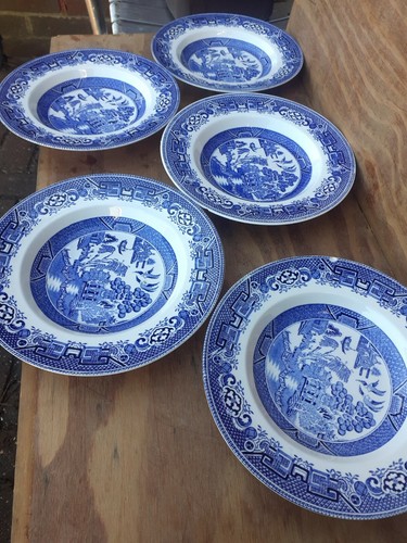 Set vintage china bowls - vintage, 9"