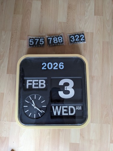 Vintage habitat flip clock - vintage,