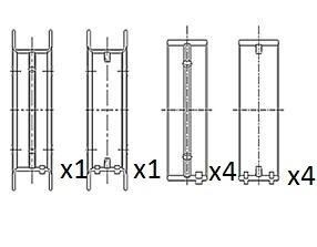 Crankshaft bearing fits bmw - fits,