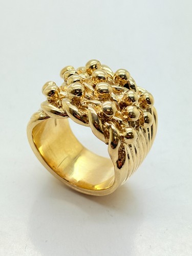 9ct yellow solid gold row - solid,