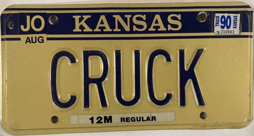 Vanity cruck car - cruck, license