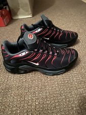 Nike Air Max Plus Tn Black Red Uk 7