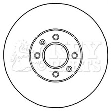 2x Brake Discs Vented For Kia Rio MK4 1.4 CRDi 90 Key Parts Front S517121W050