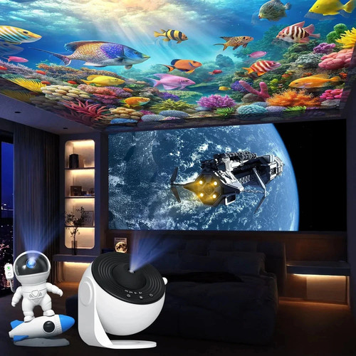 Led galaxy projector starry - projector,