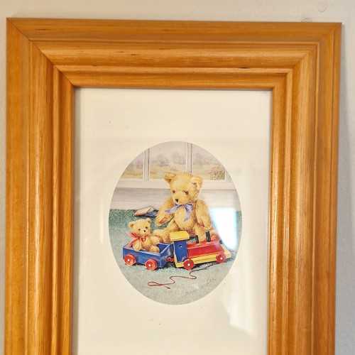 Wood wall mounted photo frame - wood, wall-mounted