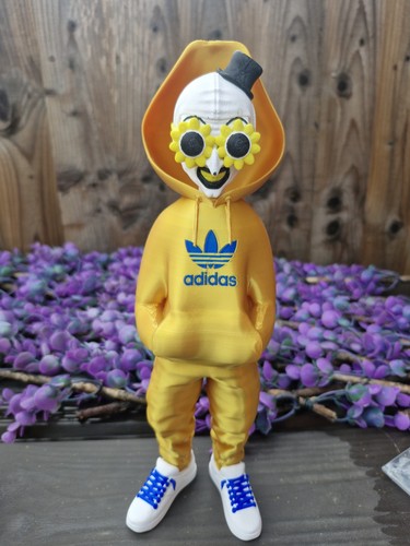 Art the clown gold adidas - art,