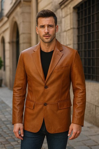 New men genuine - new, lambskin
