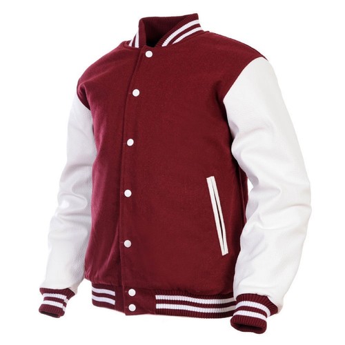 Maroon burgundy wool varsity - maroon,