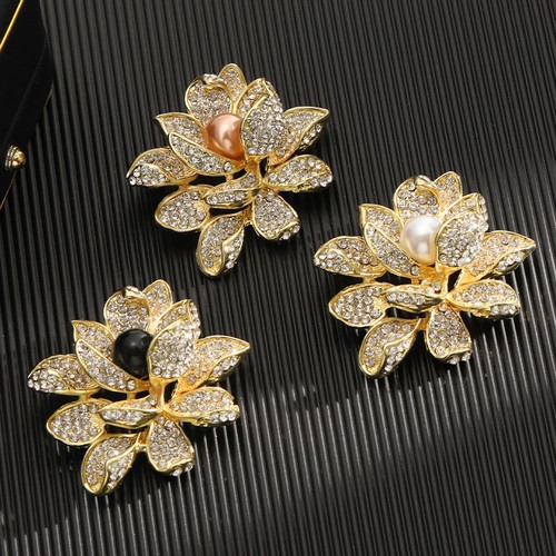Flower pearl gold - flower, crystal