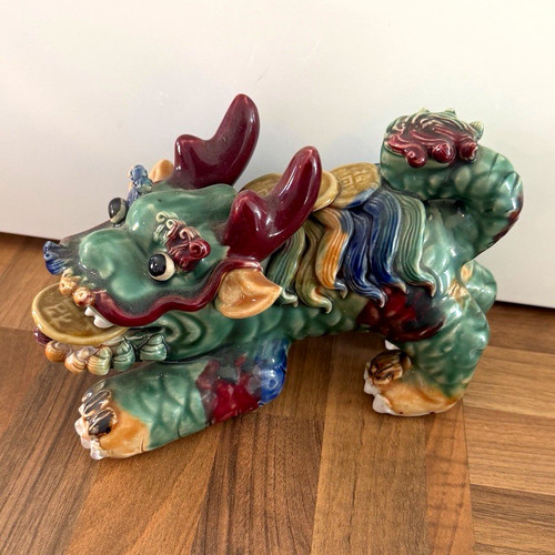 Vintage sancai glazed ceramic - sancai,