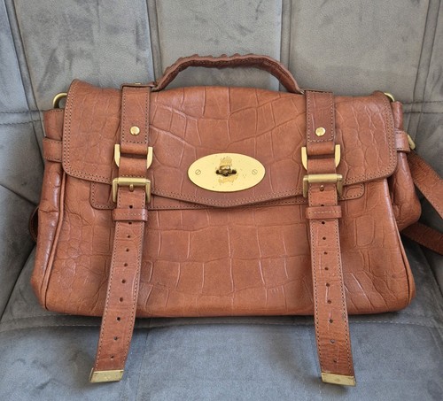 Mulberry mock croc leather oak - mock,