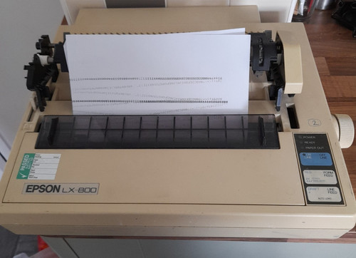 Vintage epson 800 p70ra dot - epson,