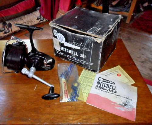 Vintage antique mitchell 386 - mitchell,