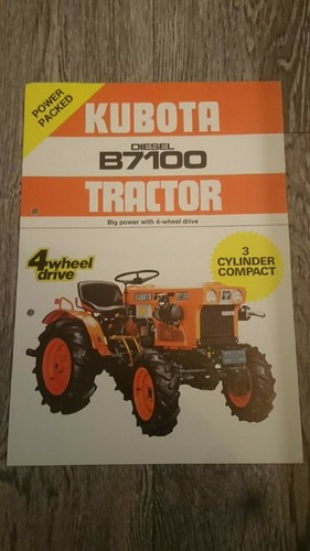 Kubota b7100 7100 diesel - b7100,