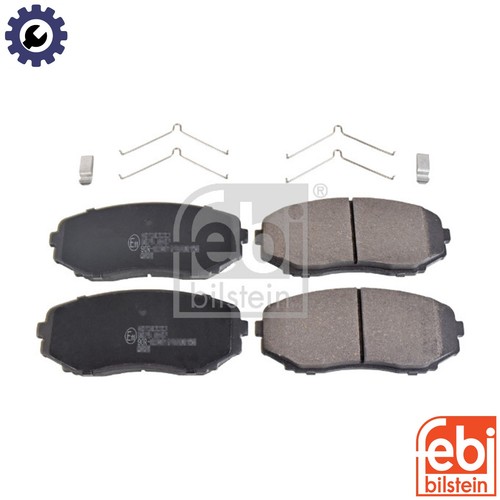 Brake pad set - pad,