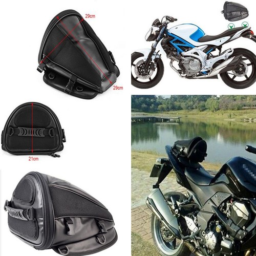 Motorcycle back seat storage - back,