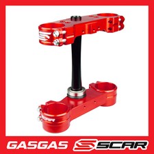 TRIPLE CLAMPS KTM GASGAS MC MCF EC ECF EX 125 250 350 450 501 2024 RED SCAR