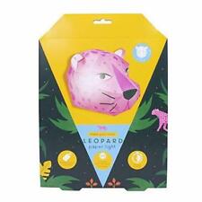 Fizz Creation Make Your Own Paper Light Pink Leopard Head Wall Mounted Children